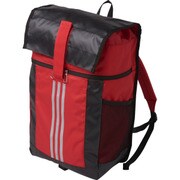 BVD67-BR1425-NS [FB KIDS バックパック 20L ジュニア サッカー・フットサル用バッグ レッド/シルバーメット]