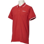 DMK48-BS0341-J/L [HM シンプルポロシャツ M メンズ トレーニングウェア J/Lサイズ カレッジレッド]