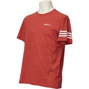 DKJ97-BS0374-J/L [CC 3ストライプス Tシャツ M メンズ トレーニングウェア J/Lサイズ カレッジレッド]