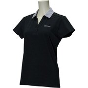DKK14-BS0900-J/L [HM スキッパーポロシャツ W レディース トレーニングウェア J/Lサイズ ブラック]