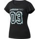 DKK17-BS0911-J/L [HM LIM ナンバリングTシャツ W レディース トレーニングウェア J/Lサイズ ブラック]