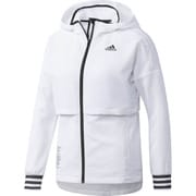 DMW39-BS1120-J/L [W 24/7 メカニカルストレッチクロスジャケット レディース トレーニングウェア J/Lサイズ ホワイト]