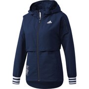 DMW39-BS1123-J/S [W 24/7 メカニカルストレッチクロスジャケット レディース トレーニングウェア J/Sサイズ カレッジネイビー]