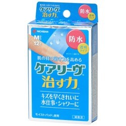 ニチバン　ケアリーヴ　Ｍサイズ100枚入×10箱 ニチバン 救急絆創膏 ケアリーヴ Mサイズ 21mm×70mm CLM 1箱
