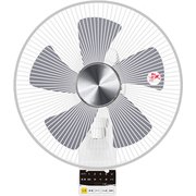 DC壁掛け扇風機 リモコン付き ホワイト YWX-BGD30（W）