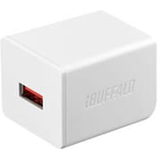 2.4A USB急速充電器 AUTO POWER SELECT機能搭載 1ポートタイプ Type-Cケーブル付 ホワイト BSMPA2402P1CWH