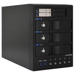 裸族のカプセルホテルver2 CENTURY 冷却ファン付き 裸族のカプセルホテル 5Bay V2 [ CRCH535U3ISC2