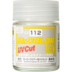 GX112 [Mr.カラーGX シリーズ スーパークリアー III UVカット 光沢 GLOSS 18ml]