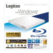 Blu-rayディスクドライブ USB3.0 スリム 書込みソフト付 ホワイト LBD-PUD6U3LWH