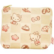 前田染工 ハローキティ×五色帆布堂 ティッシュポーチ 市松 KT [キャラクターグッズ]