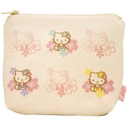 前田染工 ハローキティ×五色帆布堂 ティッシュポーチ 桜 KT [キャラクターグッズ]