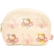 前田染工 ハローキティ×五色帆布堂 シェル型ポーチ 桜 KT [キャラクターグッズ]
