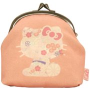 前田染工 ハローキティ×五色帆布堂 3.3底ツマミ小銭入れ シルエット KT [キャラクターグッズ]