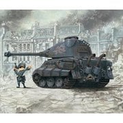 ワールド・ウォー・トゥーンズ ドイツ重戦車 キングタイガー（ポルシェ砲塔） [キャラクタープラモデル 2020年4月再生産]