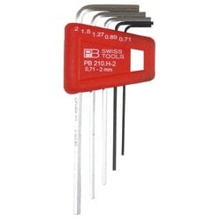 210H-2 ホルダー付六角棒レンチセット（パックナシ）