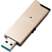 USBメモリー 高速USB3.0 スライドタイプ 32GB ゴールド MF-DAU3032GGD