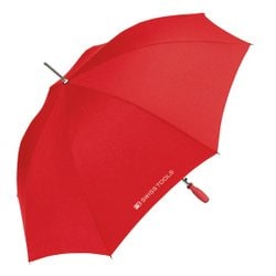 長傘 持ち手ドライバー型アンブレラ 61cm ジャンプ式 8本骨 レッド 2710RED