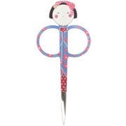 眉切ばさみ ほっこり舞妓眉バサミ ほっこりさん 青