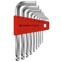 212H-10 ボール付六角棒レンチセット（パックナシ）