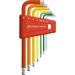 【新品】スイスツール SWISS TOOLS ロングレインボーレンチセット 楽天市場】PBスイスツールズボール付ロング六角レンチセット