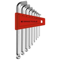 2212H-10 ショートヘッド六角棒レンチセット（パックナシ）