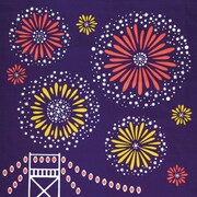 四季彩布 二四巾風呂敷 夏祭り [ふろしき]
