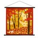 小風呂敷 タペストリー 紅葉 花景色