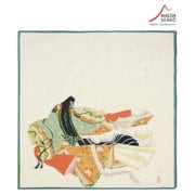百人一首 ハンカチ 紫式部