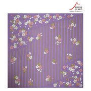 和心 あぶらとりハンカチ 縞桜 紫