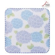 ハンドタオル 和心 がーぜたおる 紫陽花 水色