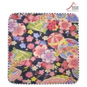 ハンドタオル 和心 がーぜたおる 花扇古裂 黒