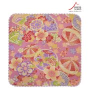 ハンドタオル 和心 がーぜたおる 花扇古裂 ピンク