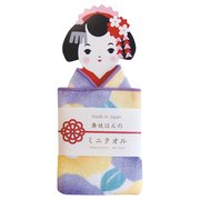 舞妓はんのミニタオル 椿づくし 紫