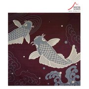 開運亭 縁起風呂敷 夫婦鯉 [ふろしき]