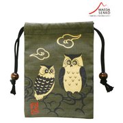 縁起 角巾着 不苦労 [巾着]