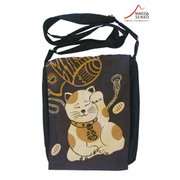 開運縁起ショルダー 福招き猫 [バック]