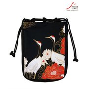 通しマチ巾着 大 風花 鶴