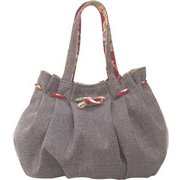 和温 竹炭布 ギャザーバッグ