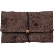 鳥獣戯画 柿渋 道中財布 [財布]