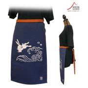 あきんど 前掛け 波うさぎ