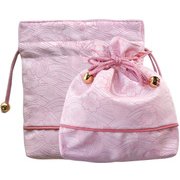 彩詩庵 ジャガード桜 巾着 [巾着]