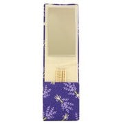 花御伽 ミラー付楊枝入れ ラベンダー 濃紫