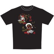日本Tシャツ 風神雷神 M
