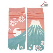 レディス 足袋ソックス スニーカー丈 富士山