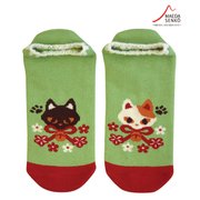 部屋履きソックス 猫