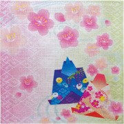 四季彩布 コースター 流し雛