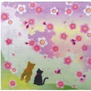 四季彩布 コースター 花見