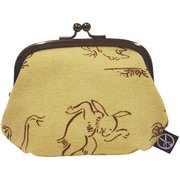 3.5寸角丸がま口 鳥獣戯画