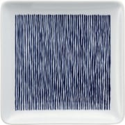波佐見焼 kuvio（クビオ）white＆navy 角皿 M ストライプ N 206307 546