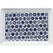 波佐見焼 kuvio(クビオ)white&navy 長角皿 マーモント W 206310 545
